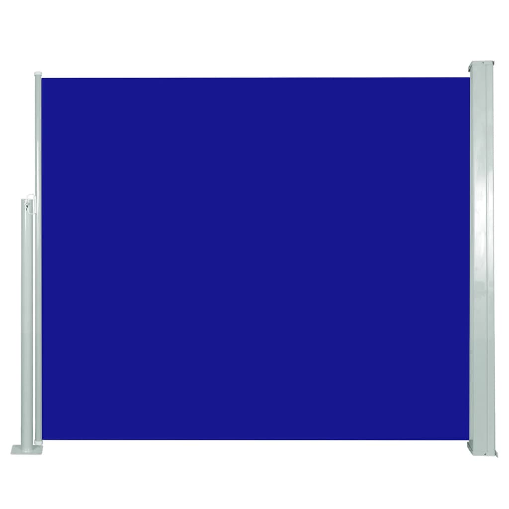 Tenda Da Sole Laterale Retrattile 120 X 300 Cm Blu