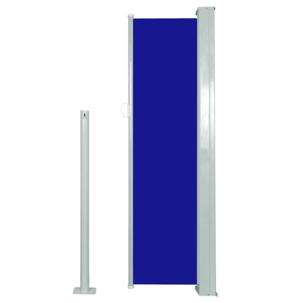 Tenda Da Sole Laterale Retrattile 120 X 300 Cm Blu - Image 4