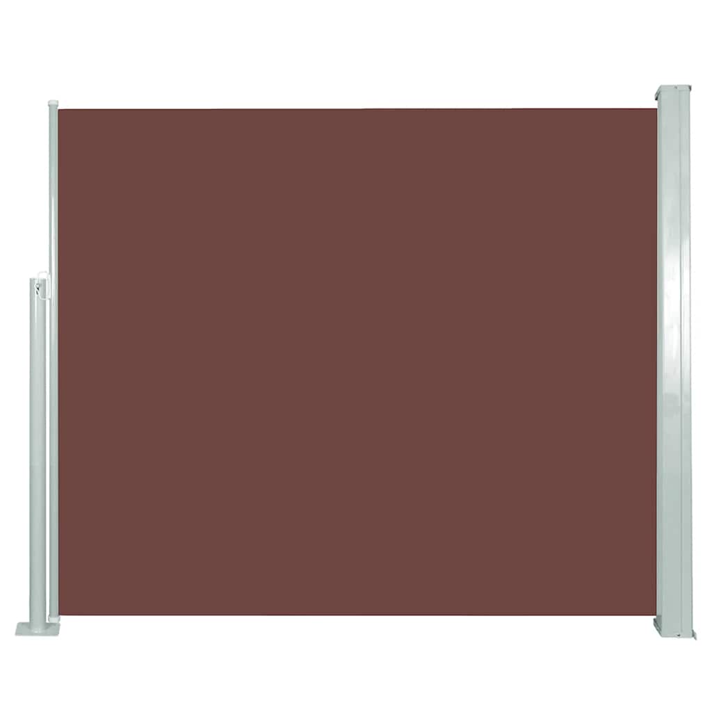 Tenda Da Sole Laterale Retrattile 120 X 300 Cm Marrone