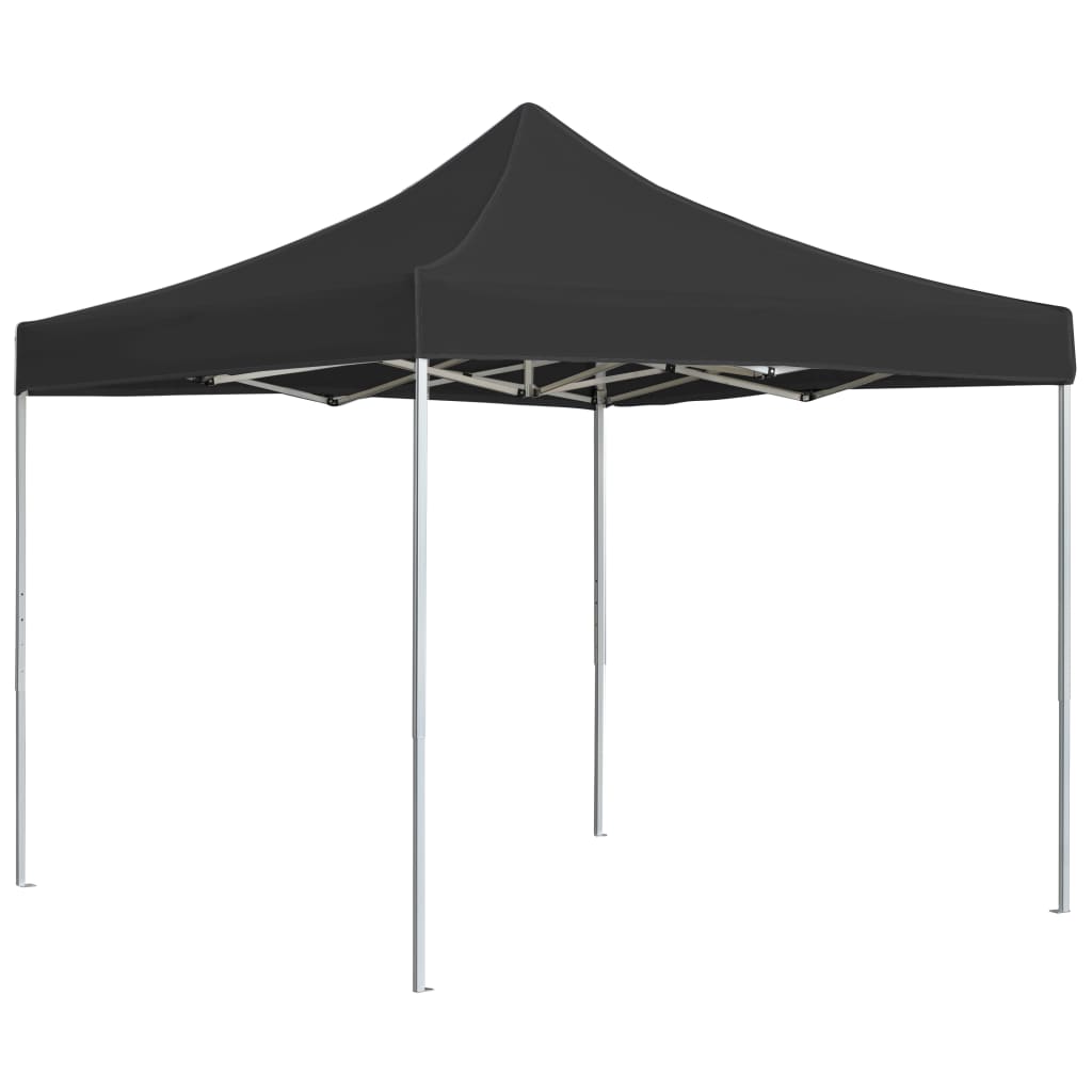 Gazebo Professionale Pieghevole In Alluminio 3x3 M Antracite