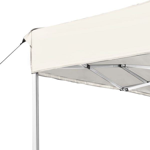 Gazebo Professionale Pieghevole In Alluminio 4,5x3 M Crema - Image 5