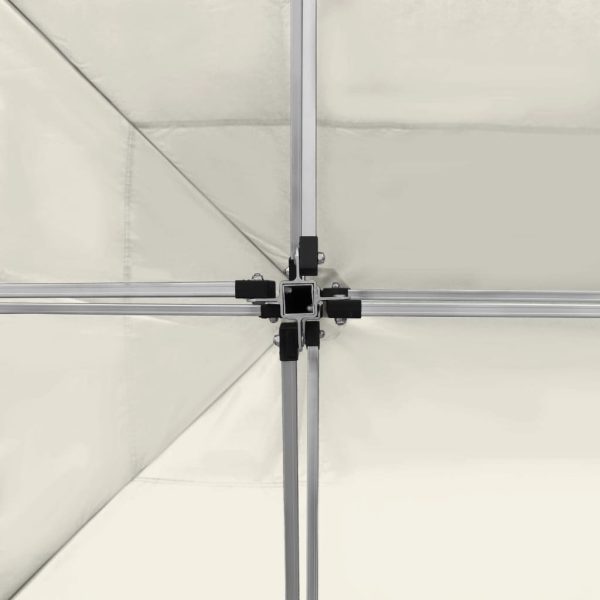 Gazebo Professionale Pieghevole In Alluminio 4,5x3 M Crema - Image 6
