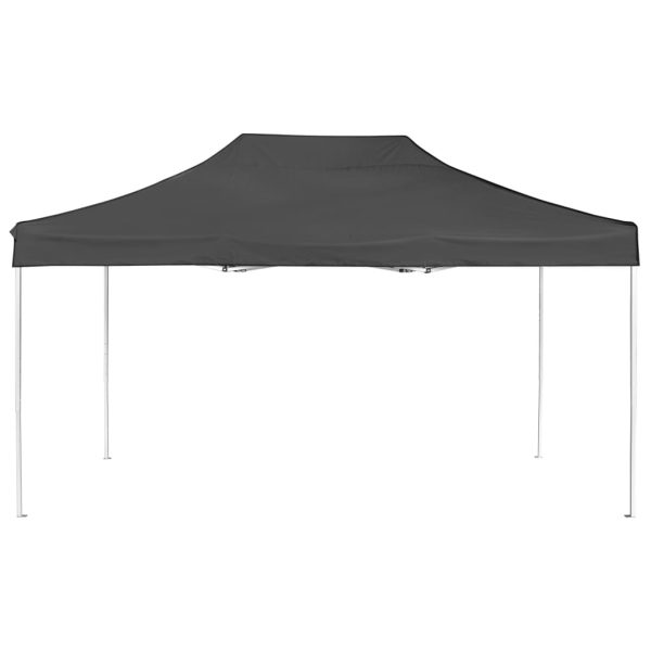 Gazebo Professionale Pieghevole Alluminio 4,5x3 M Antracite - Image 3