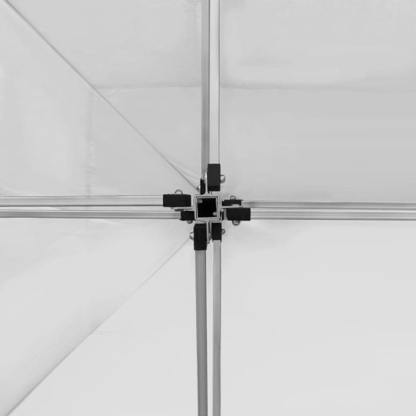 Gazebo Professionale Pieghevole Alluminio 4,5x3 M Bianco - Image 6