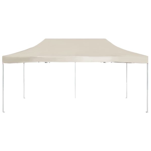 Gazebo Professionale Pieghevole In Alluminio 6x3 M Crema - Image 3