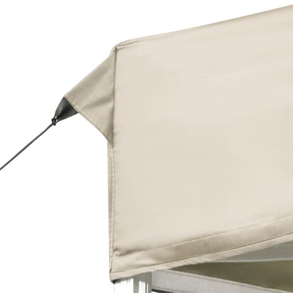 Gazebo Professionale Pieghevole In Alluminio 6x3 M Crema - Image 5