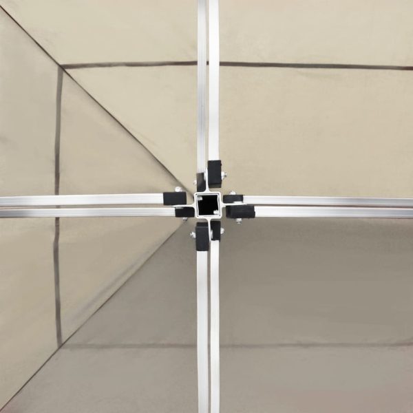 Gazebo Professionale Pieghevole In Alluminio 6x3 M Crema - Image 6