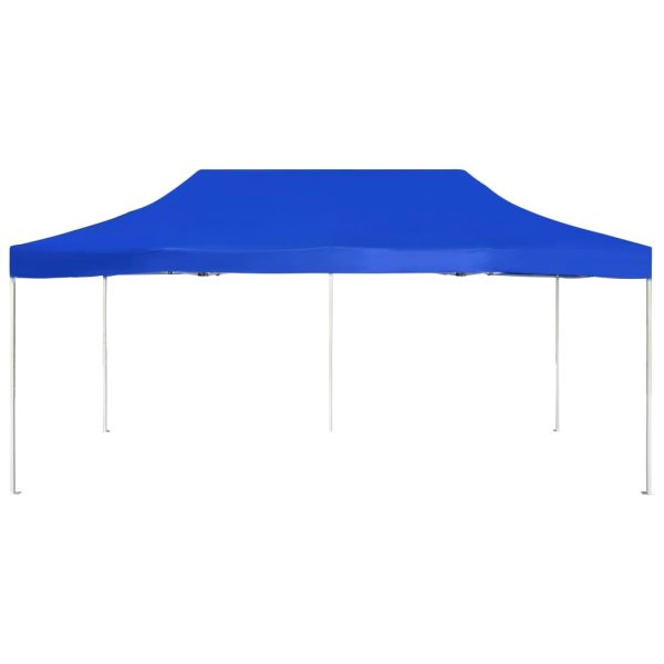 Gazebo Professionale Pieghevole Alluminio 6x3 M Blu - Image 3