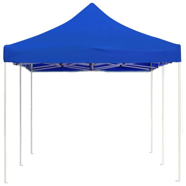 Gazebo Professionale Pieghevole Alluminio 6x3 M Blu - Image 4