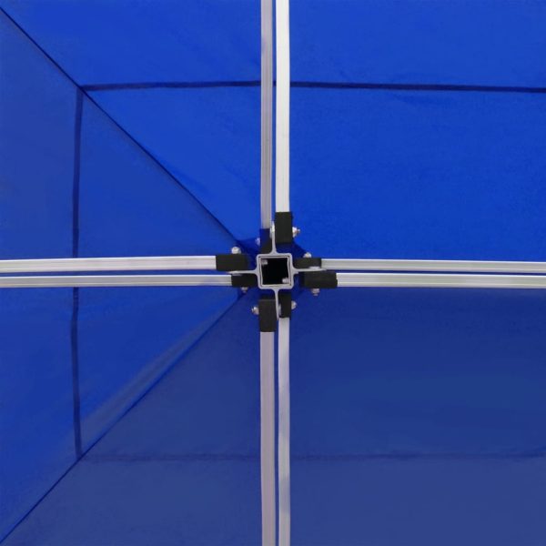 Gazebo Professionale Pieghevole Alluminio 6x3 M Blu - Image 6