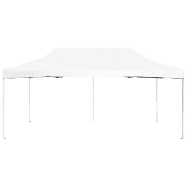 Gazebo Professionale Pieghevole Alluminio 6x3 M Bianco - Image 3