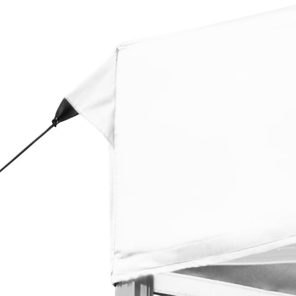 Gazebo Professionale Pieghevole Alluminio 6x3 M Bianco - Image 5