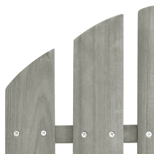 Sedia Da Giardino In Legno Grigio - Image 5