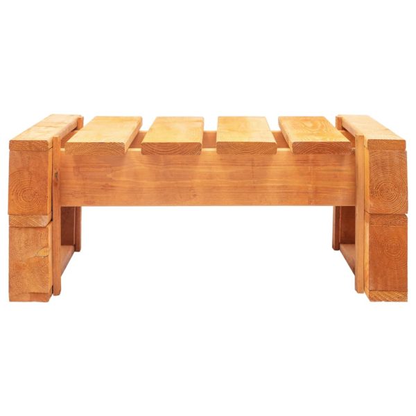 Ottomana Da Giardino Pallet In Legno Ambra - Image 3
