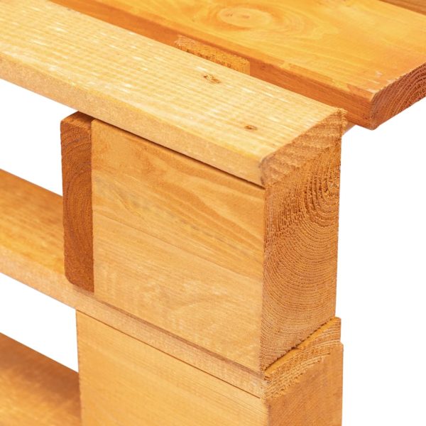 Ottomana Da Giardino Pallet In Legno Ambra - Image 4