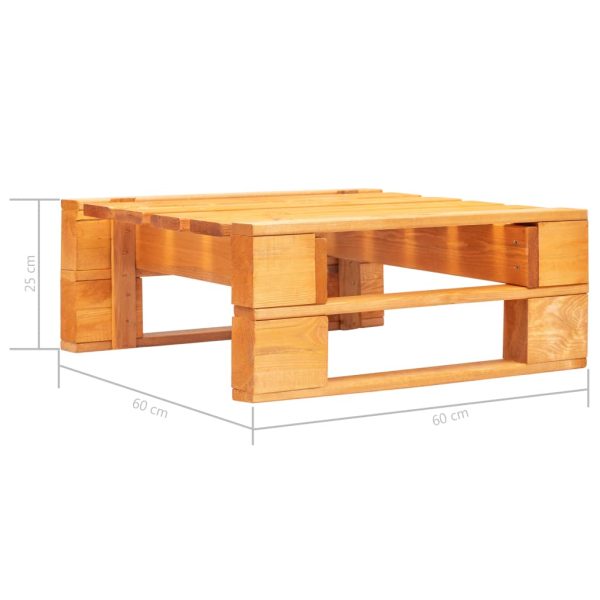 Ottomana Da Giardino Pallet In Legno Ambra - Image 5