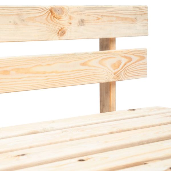 Panca Da Giardino Su Pallet In Legno - Image 3