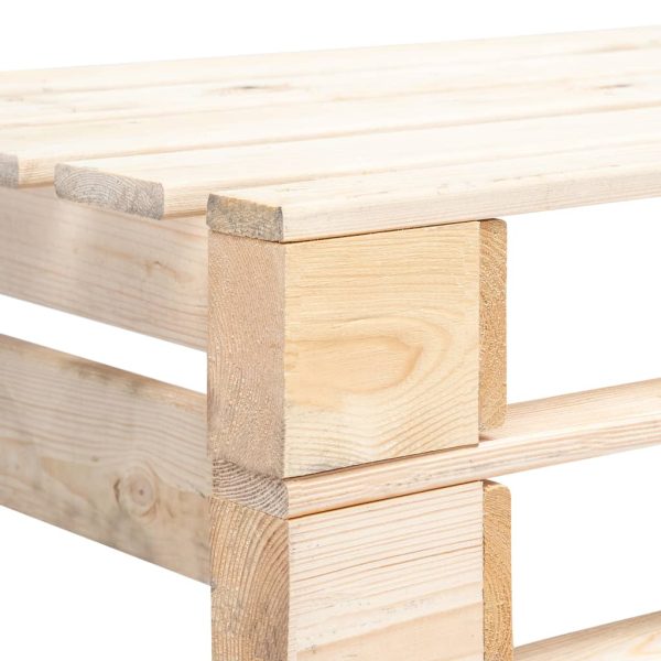 Panca Da Giardino Su Pallet In Legno - Image 4