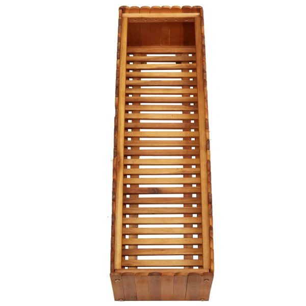 Letto Rialzato Da Giardino 100x30x25 Cm In Massello Di Acacia - Image 4