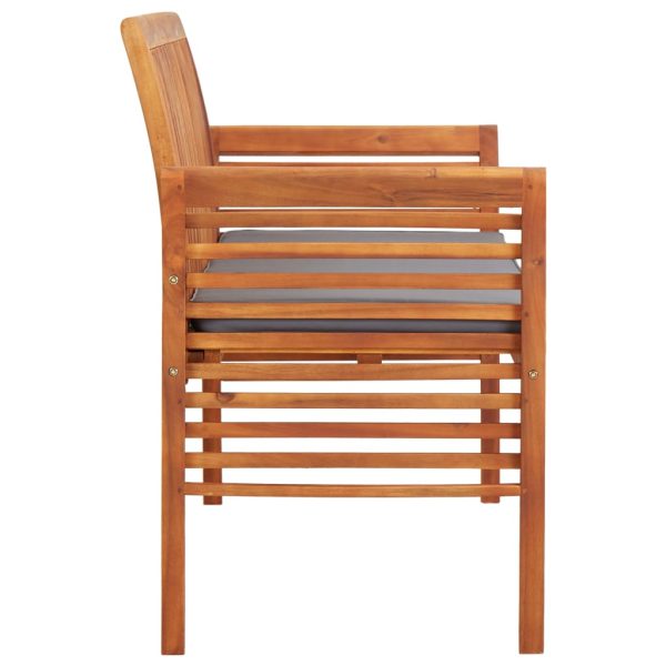 Panca Da Giardino A 3 Posti 150 Cm Legno Massello Di Acacia - Image 3