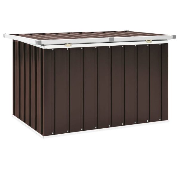 Baule Da Giardino Marrone 109x67x65 cm - Image 3