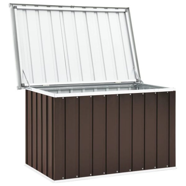 Baule Da Giardino Marrone 109x67x65 cm - Image 4