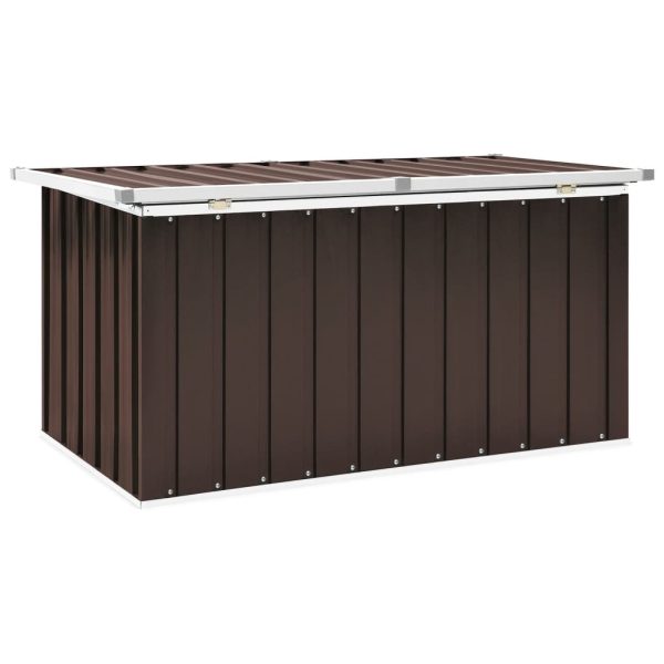 Baule Da Giardino Marrone 129x67x65 cm - Image 5