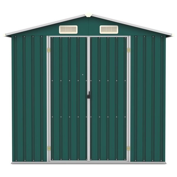 Capanno Da Giardino Verde 205x129x183 Cm In Acciaio Zincato - Image 3