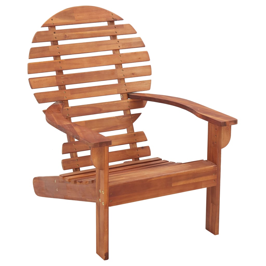 Sedia Adirondack In Legno Massello Di Acacia
