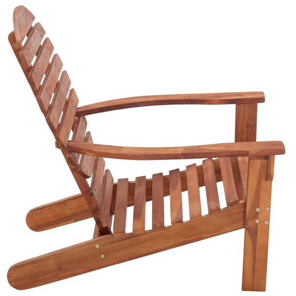 Sedia Adirondack In Legno Massello Di Acacia - Image 3