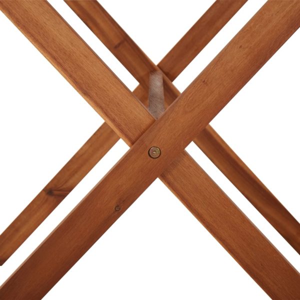 Tavolo Da Giardino 110x67x74 Cm In Legno Massello Di Acacia - Image 4