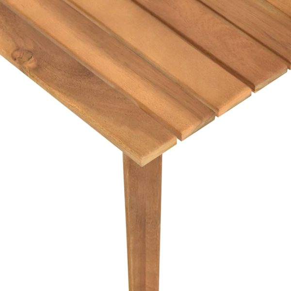 Tavolino Da Caffè Per Giardino 60x60x36 Cm Legno Di Acacia - Image 4
