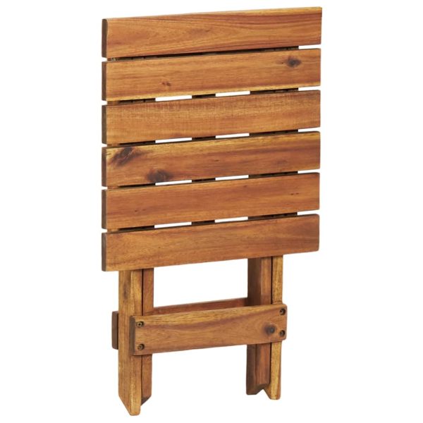 Piedistallo Per Piante 30x30x38 Cm In Massello D'acacia - Image 4