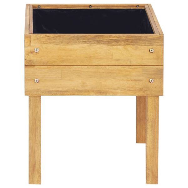 Fioriera Rialzata 50x40x45 Cm In Massello Di Acacia - Image 4