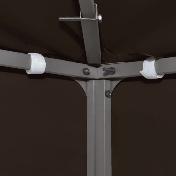 Copertura Superiore Per Gazebo A 2 Strati 310g/m² 4x3m Marrone - Image 4