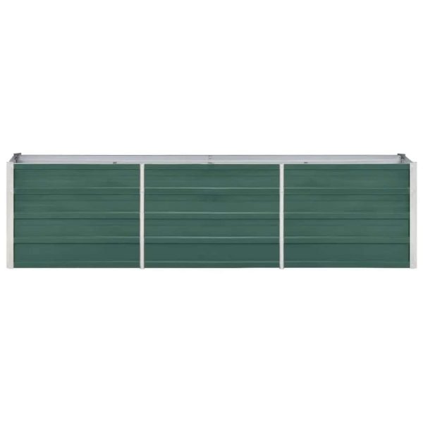 Letto Rialzato In Acciaio Zincato 240x40x45 Cm Verde - Image 4