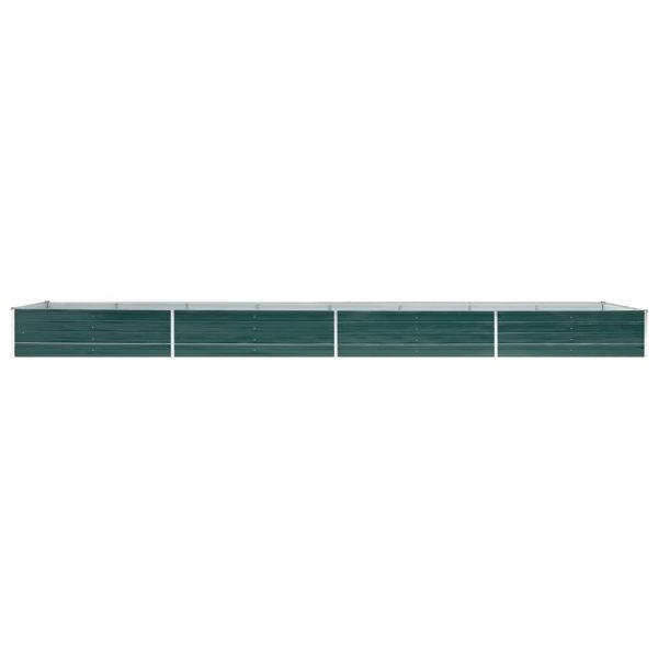 Letto Rialzato Giardino In Acciaio Zincato 600x80x45 Cm Verde - Image 3