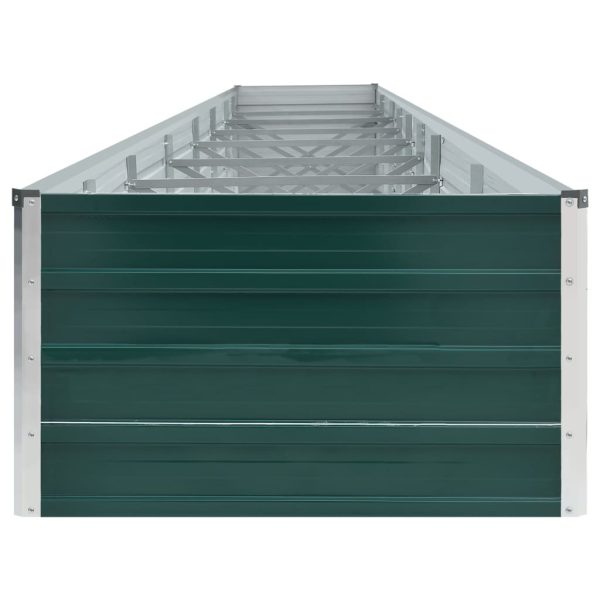 Letto Rialzato Giardino In Acciaio Zincato 600x80x45 Cm Verde - Image 4