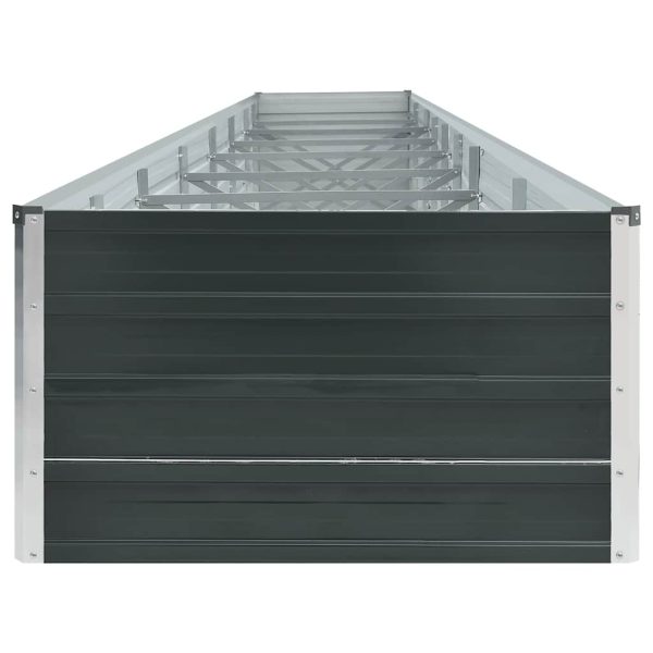 Letto Rialzato In Acciaio Zincato 600x80x45 Cm Antracite - Image 5