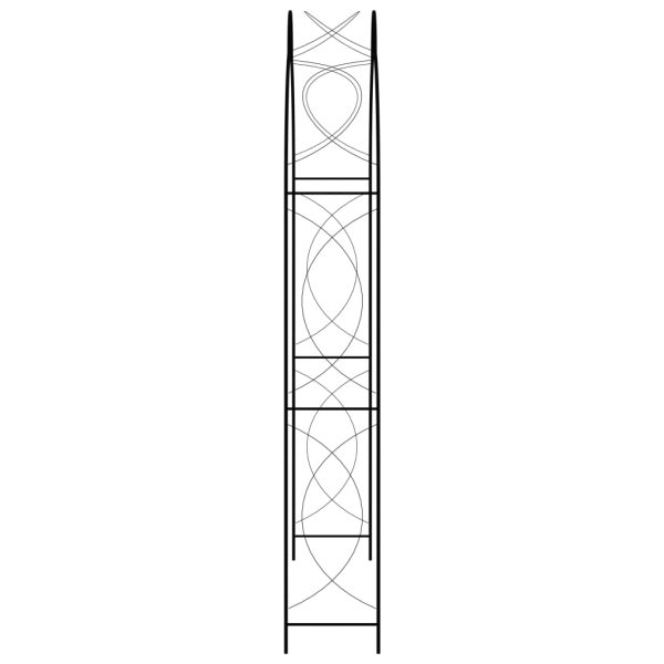 Arco Da Giardino Nero 150x34x240 Cm In Ferro - Image 3