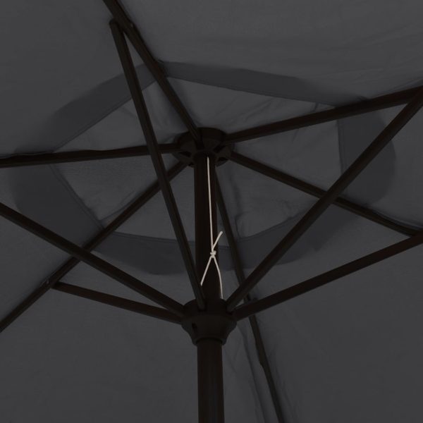 Ombrellone Nero 200x224 Cm In Alluminio - Image 5