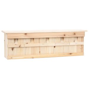 Casetta Per Passeri Con 5 Camere 68x15x21 Cm Legno Di Abete