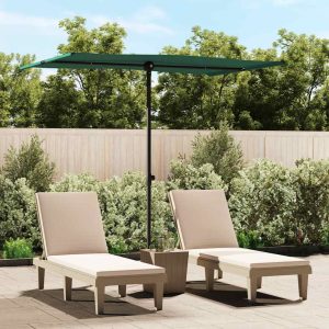Ombrellone Da Giardino Con Palo In Alluminio 2x1,5 M Verde