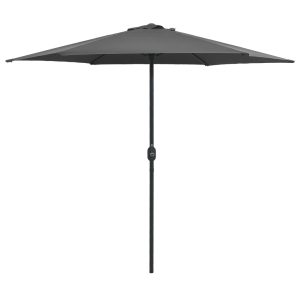 Ombrellone Da Esterni Con Palo In Alluminio 270x246cm Antracite
