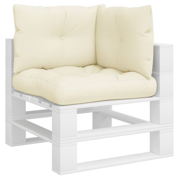 Cuscini Per Pallet 3 Pz Crema In Tessuto - Image 3