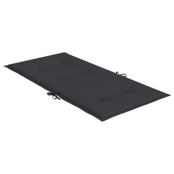 Cuscini Per Sedia 4 Pz Neri 100x50x3 Cm In Tessuto Oxford - Image 6
