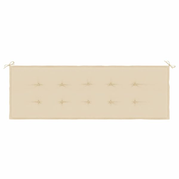 Cuscino Per Panca Beige 150x50x3 Cm In Tessuto Oxford - Image 4