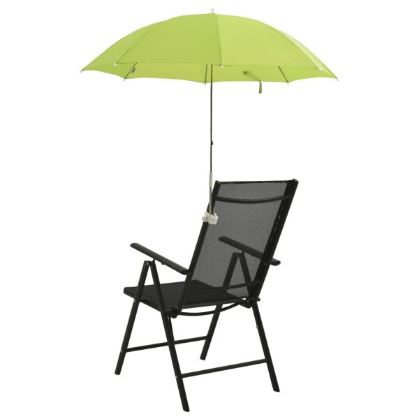 Ombrelloni Per Sedie Da Campeggio 2 Pz Verdi 105 cm - Image 3