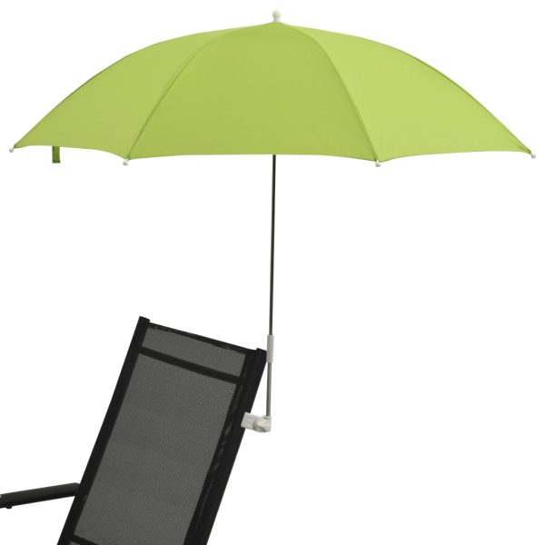 Ombrelloni Per Sedie Da Campeggio 2 Pz Verdi 105 cm - Image 4