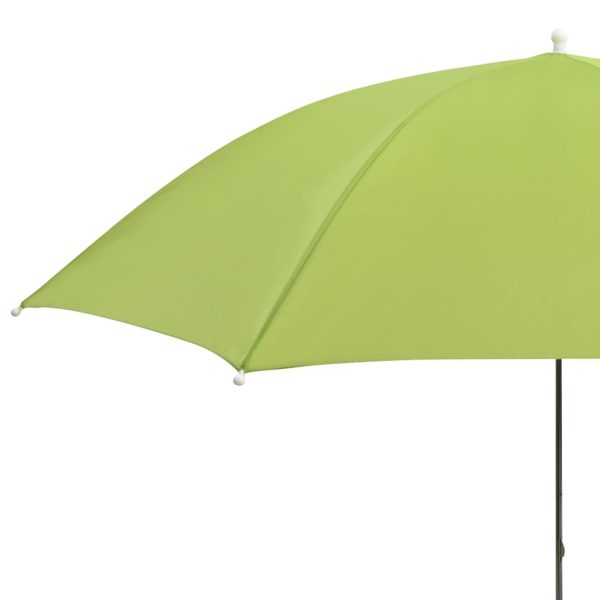 Ombrelloni Per Sedie Da Campeggio 2 Pz Verdi 105 cm - Image 5